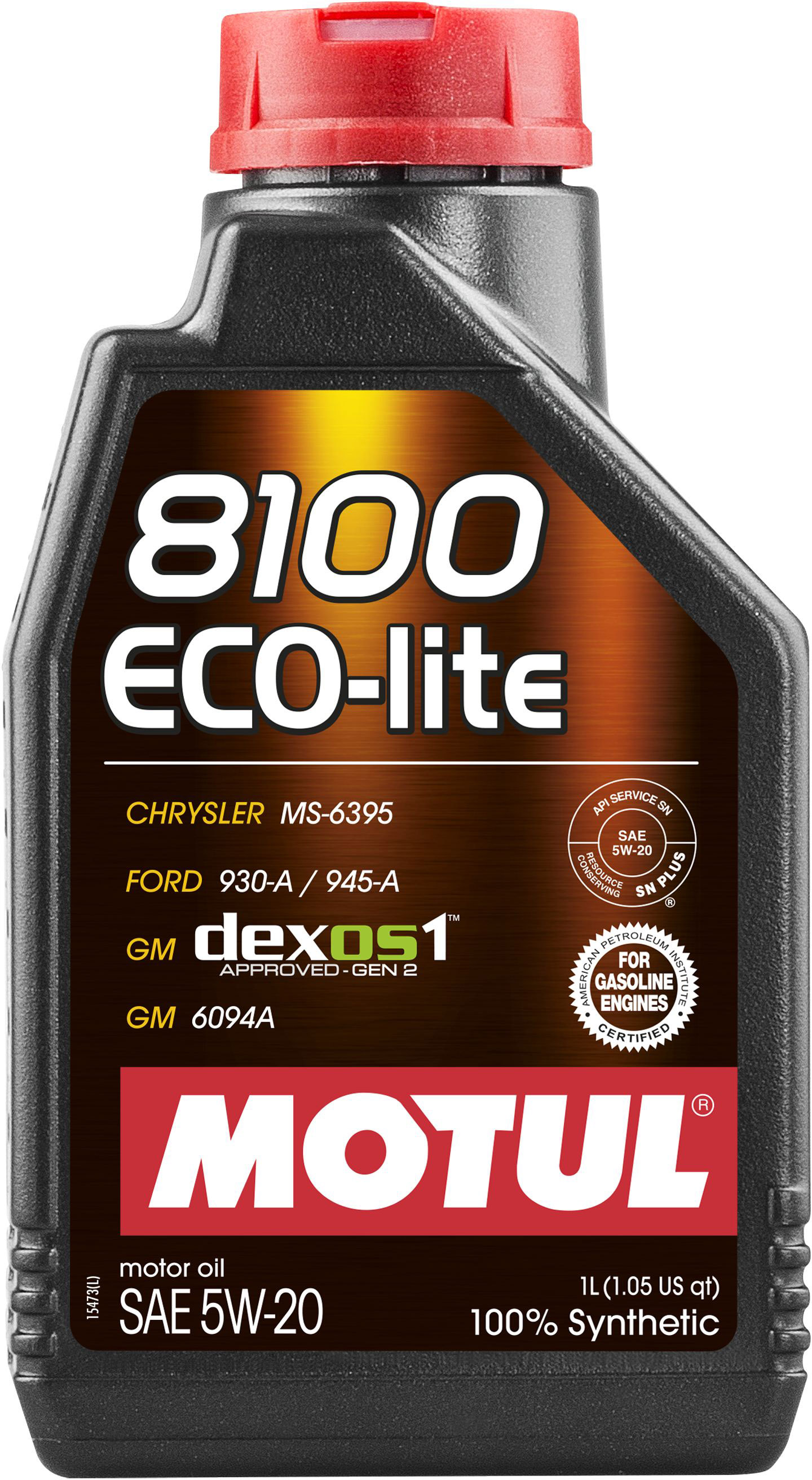 Олива моторна MOTUL 8100 Eco-lite SAE 5W-20 1 л (109102)